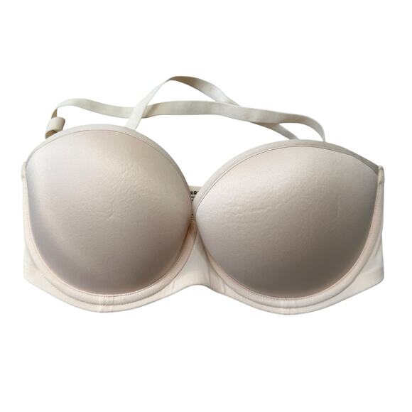 THIRDLOVE 24/7 Classic Strapless Bra Tan Light Pink Women's Size 32D1/2 - Picture 2 of 4